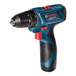 Furadeira Parafusadeira Sem Fio De 10mm Bosch Gsr 120-li 12v + Baterías De 2ah Com Maleta De Transporte 127v/220v