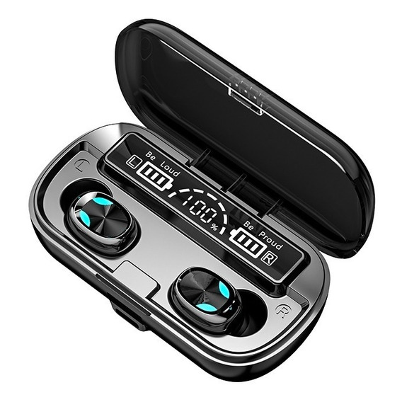 Audifonos Bluetooth Inalamabrico Touch, Cargador Portatil.