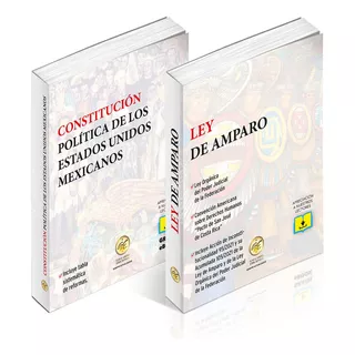 Constitución Política Estados Unidos Méxicanos + Ley De Amparo | Paquete Bolsillo 2024 Con Versión Digital De Las Obras