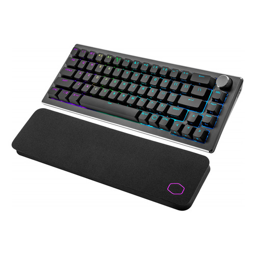 Teclado Mecanico Cooler Master Ck721 Rgb 65% Wireless Brown Color del teclado Space gray Idioma Inglés