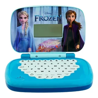 Computador Didático Frozen Cor Azul-claro Candide