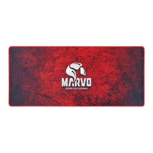 Mouse Pad gamer Marvo G41 Scorpion de goma xl 400mm x 900mm x 3mm rojo
