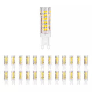 Kit 20 Lâmpadas Led G9 Halopim 7w Bivolt Branco Frio/quente