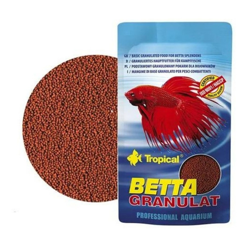 Alimento Para Peces Betta Tropical 10g Sachet/ Fauna Salud