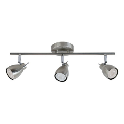 Aplique Spot 2 Luces Cancun Acero Apto Led Deco Moderno