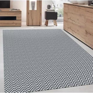 Tapete Para Sala  Anti Alergico ,100% Algodão 1,40m X 2,00m ,super Resistente ,  Lavavel Em Maquina , Alta Durabilidade Comprimento 200 Cm Cor Tabaco Desenho Do Tecido Preto / Cru Largura 140 Cm