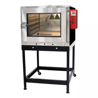 Forno Pão Á Gás Para 5 Esteiras Venâncio Turbo Fvt5d Padaria 220v