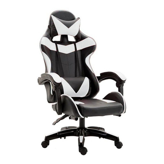 Silla Gamer Ergonómica Cuero Ecológico Reclinable