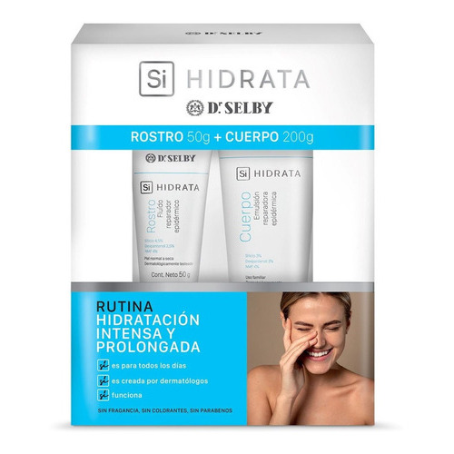 Pack Dr Selby Si Hidrata Rostro 50 G + Cuerpo 200 G