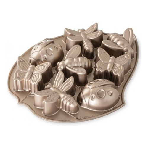 Molde Backyard Bugs Nordic Ware Color Champagne