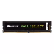 Memoria Ram Value Select Gamer Color Negro  16gb 1 Corsair Cmv16gx4m1a2400c16