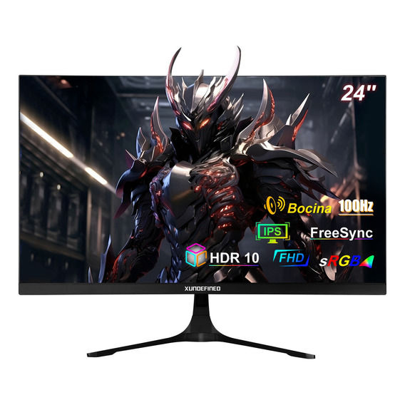 Monitor gamer Xundefined Ux240P led 23.8" negro