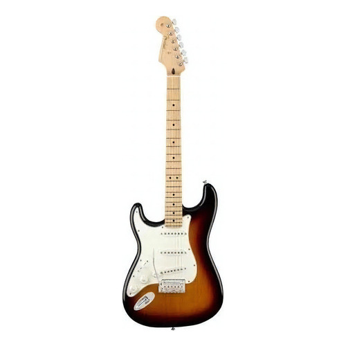 Guitarra eléctrica para zurdo Fender Player Stratocaster de aliso 2010 3-color sunburst brillante con diapasón de arce