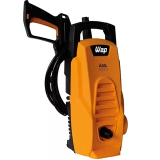 Lavadora Alta Pressão 1300psi Ágil 1800 Wap + Desentupidora Cor Amarelo/preto 220v