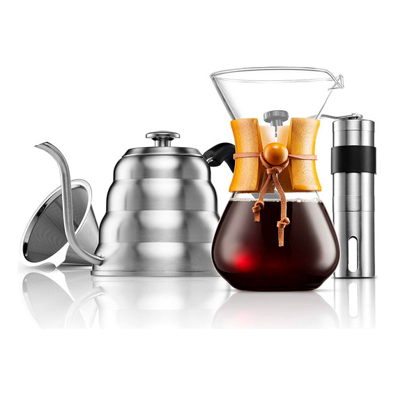 Cafetera Manual Gadnic Profesional Pour Over Tipo V60 Chemex