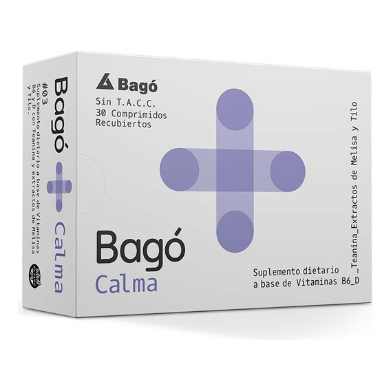 Bagó + Calma Suplemento Dietario X 30 Comprimidos 