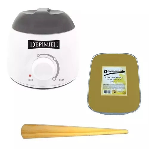 Calentador Cera Depilatoria 1kg + Cera Depimiel Granulada