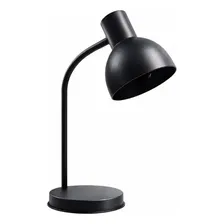 Lámpara De Escritorio Flexible Ferrolux Para Led E27 Negra Negro