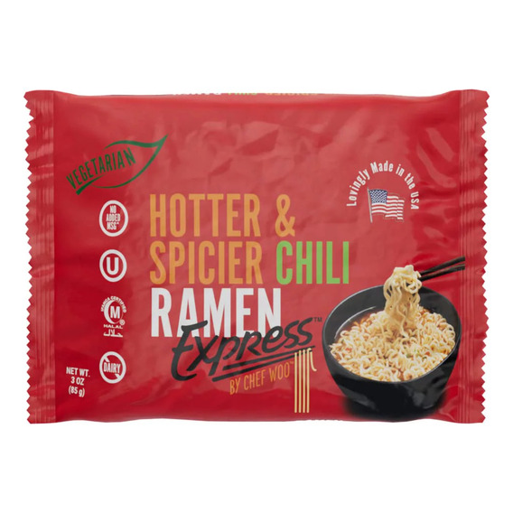 Ramen Picante Sopa Instantánea Vegetariana Chili Kosher 85g