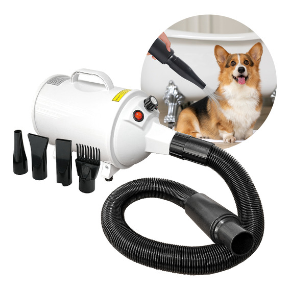 Secador Pelo Peluquería Canina Turbina Perro Gato 220v 2400w