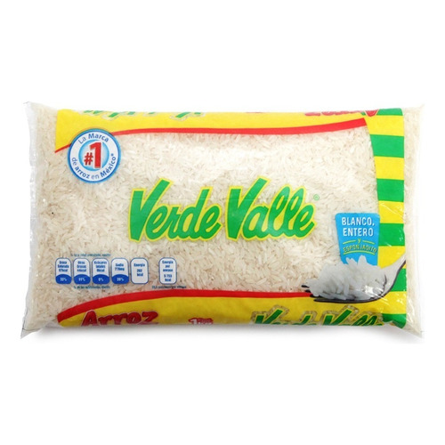 Arroz  Valle Verde  Extra De 1 Kg   Esponjadito Y Delicioso 