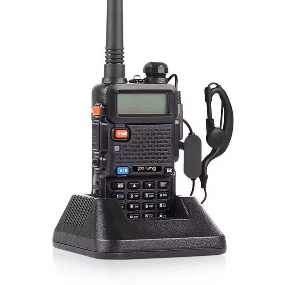 Radio Nicama 5r Uhf/vhf Walkie Talkie Con Auriculares