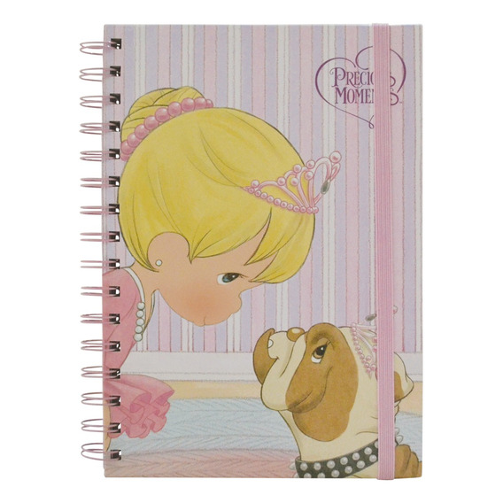 Libreta Espiral Danpex Precius Moments 14x20 Rayada 80 Hojas