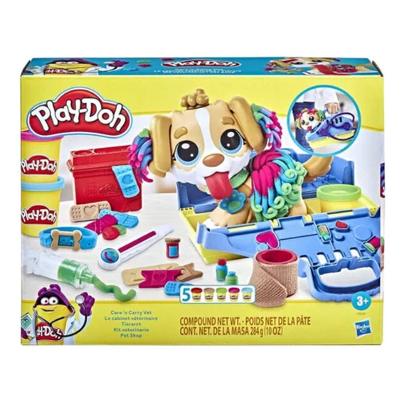 Juego De Masas Play-doh Veterinario Hasbro - F3639