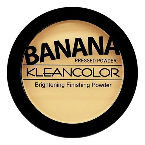 Polvo Banana Compacto Powder, Iluminador Kleancolor Color PP2871 Tono todo tipo de piel
