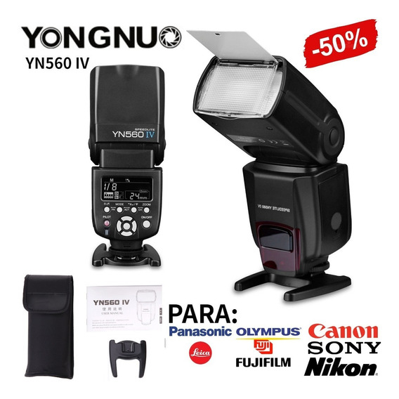 Yongnuo Yn-560 Iv Flash Speedlite Para Cámara Réflex Digital