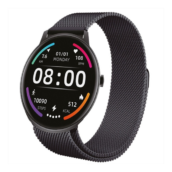 Smartwatch Nictom Nt16 1,28  Notificaciones + Malla Metálica