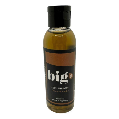 
Lubricante Intimo Gel Big D Sabor - Dulce De Leche 80ml