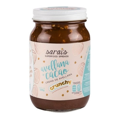Sarais Spreads Crema De Avellana Con Cacao 230 Gr