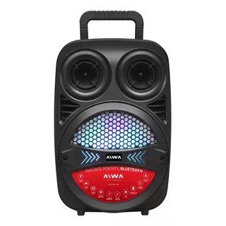 Parlante Bluetooth Portátil Party Aiwa 2500w Color Negro