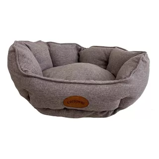 Colchon Cama Para Perros Gatos Mascotas Arrayan Sm Cocooning Color Gris Claro - 12694