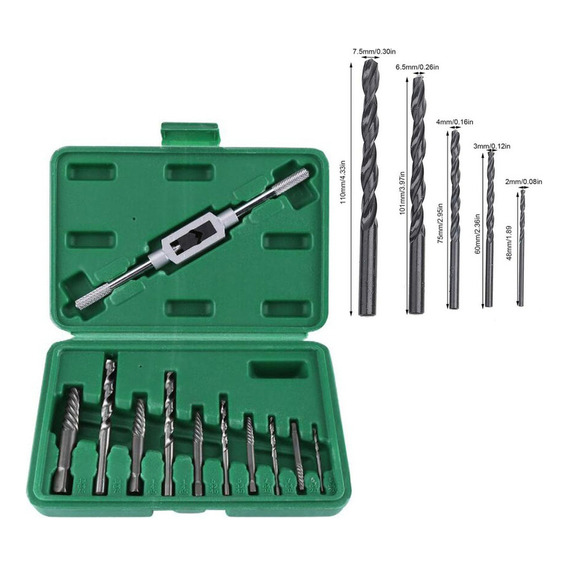 11pcs Screwdriver Universal Drill Broken Screw .