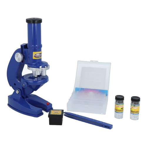 Microscopio Para Niños, Ciencia Y Aprendizaje Color Azul