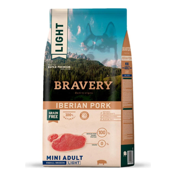 Bravery Light Iberian Pork Adulto Raza Pequeña 7 Kg