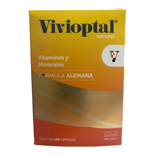 Suplemento Vitaminas Y Minerales Vivioptal - 105 Capsulas Sabor N/a