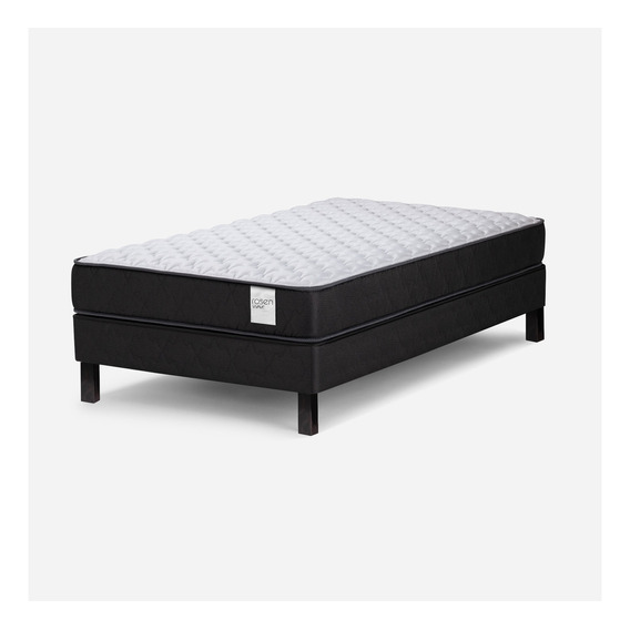 Rosen Cama Europea Wave 1,5 Plaza 1.05x1.90 Color Blanco