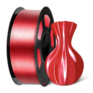 Filamento Pla + Silk Metalizado - Reprap3d - Vermelho
