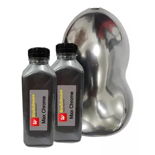 Tinta Cromo Efeito Cromado Tuning Maxchrome Cromagem 1 Litro