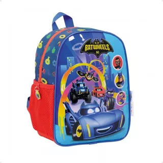 Mochila Infantil Escolar Original Dc Batwheels 32x25 Cm