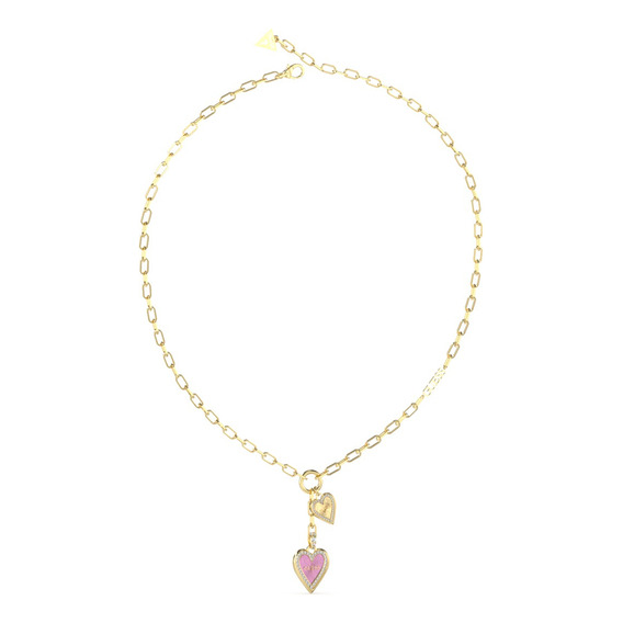 Collar Guess Para Mujer Cadenas Joyería Acero Inoxidable Color Dorado3