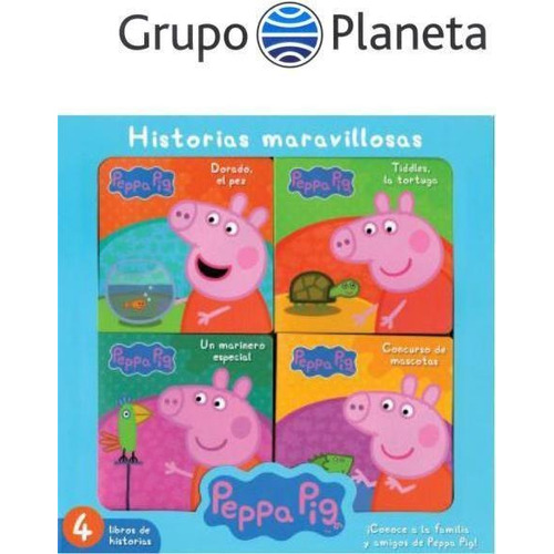 Valijita Peppa Pig C/ 4 Minilibros - Historias Maravillosas
