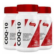 Kit Coq10 Coenzima Q10 (100mg Por Caps / 180 Caps) - Vitafor