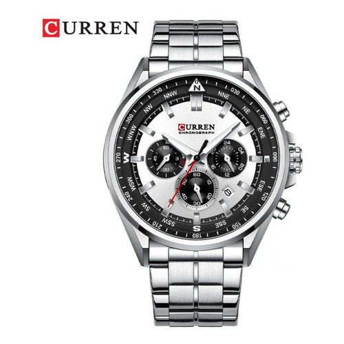 Reloj Curren 8399sl Plateado Hombre