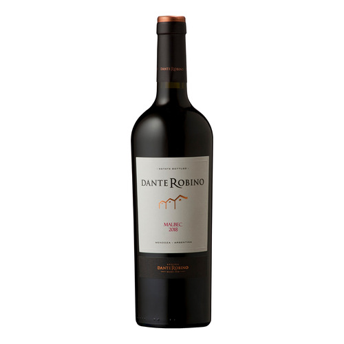 Vino Malbec Dante bodega D. Robino 750 ml en estuche de no tiene