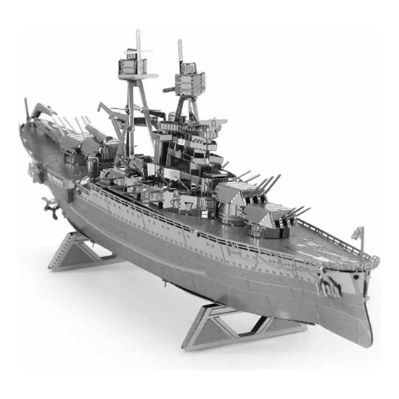 Rompecabezas De Metal 3d Modelo Barco De Guerra