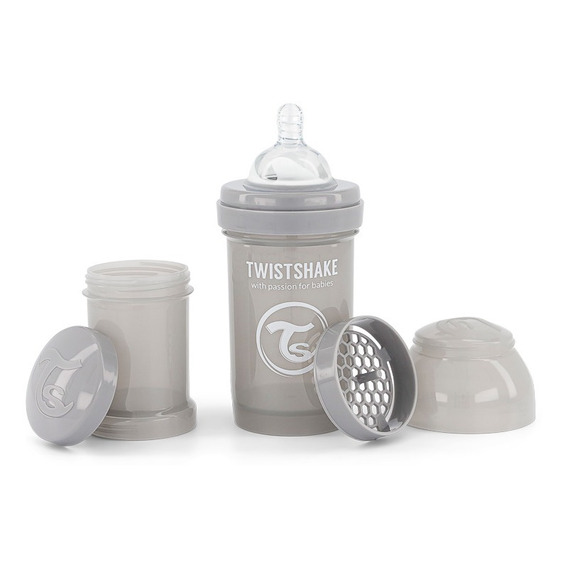 Biberón Twistshake Anti Colic 6oz Gris P